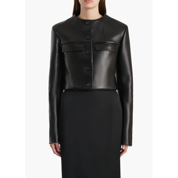 Roto Jacket in Black Leather