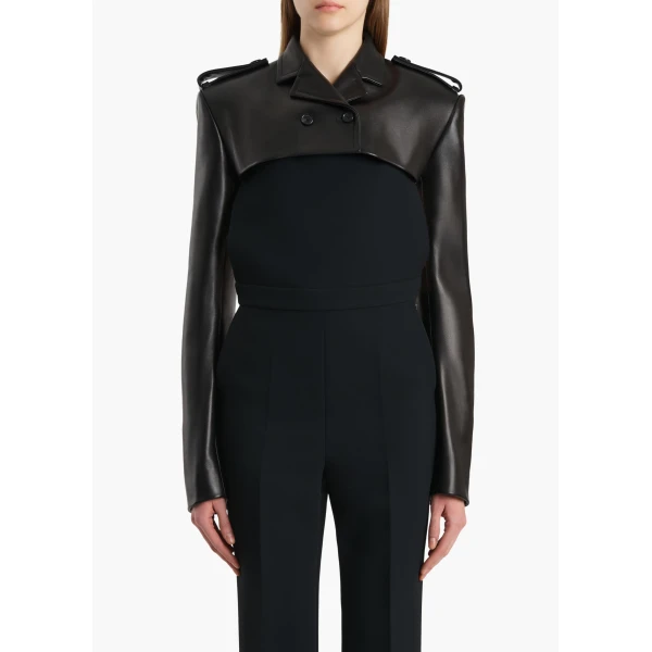 Sadran Jacket in Black Leather