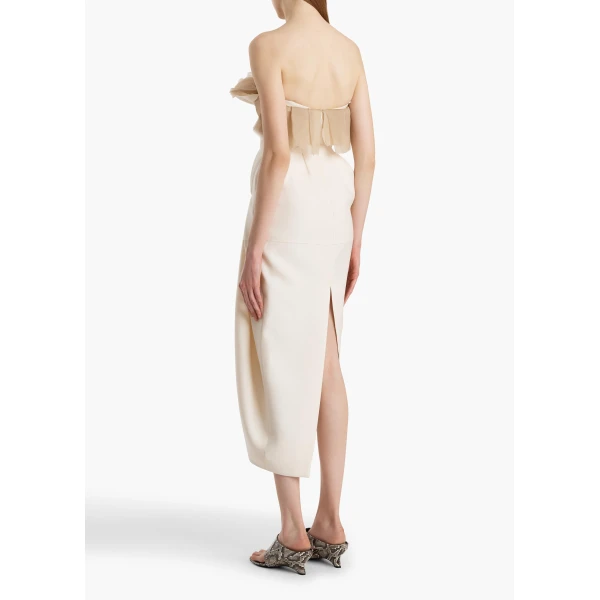 Salm Dress in Cream