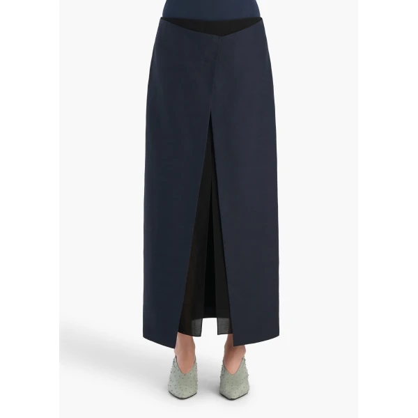 Tal Skirt in Dark Navy