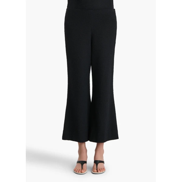 Walter Pant in Black Textured Giro Inglese