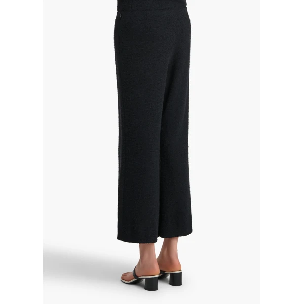 Black Textured Giro Inglese trouser