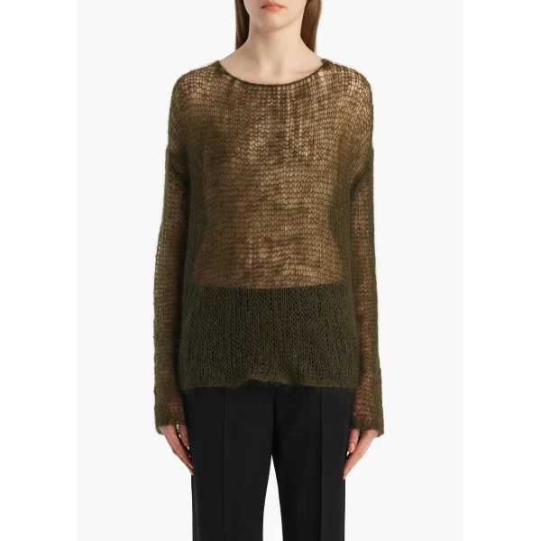 Wendy Sweater in Dark Olive