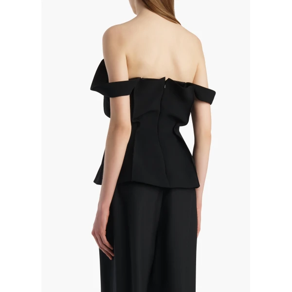 Black Crepe top