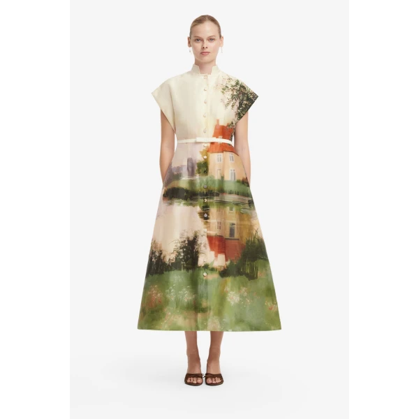 Aubrey Shirt Midi Dress