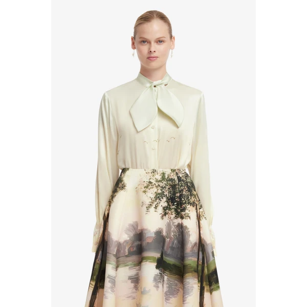 Cora Bow Blouse