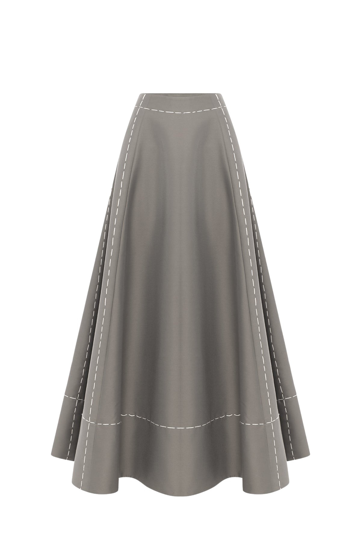 Leo Lin Elina Maxi Skirt in Steel