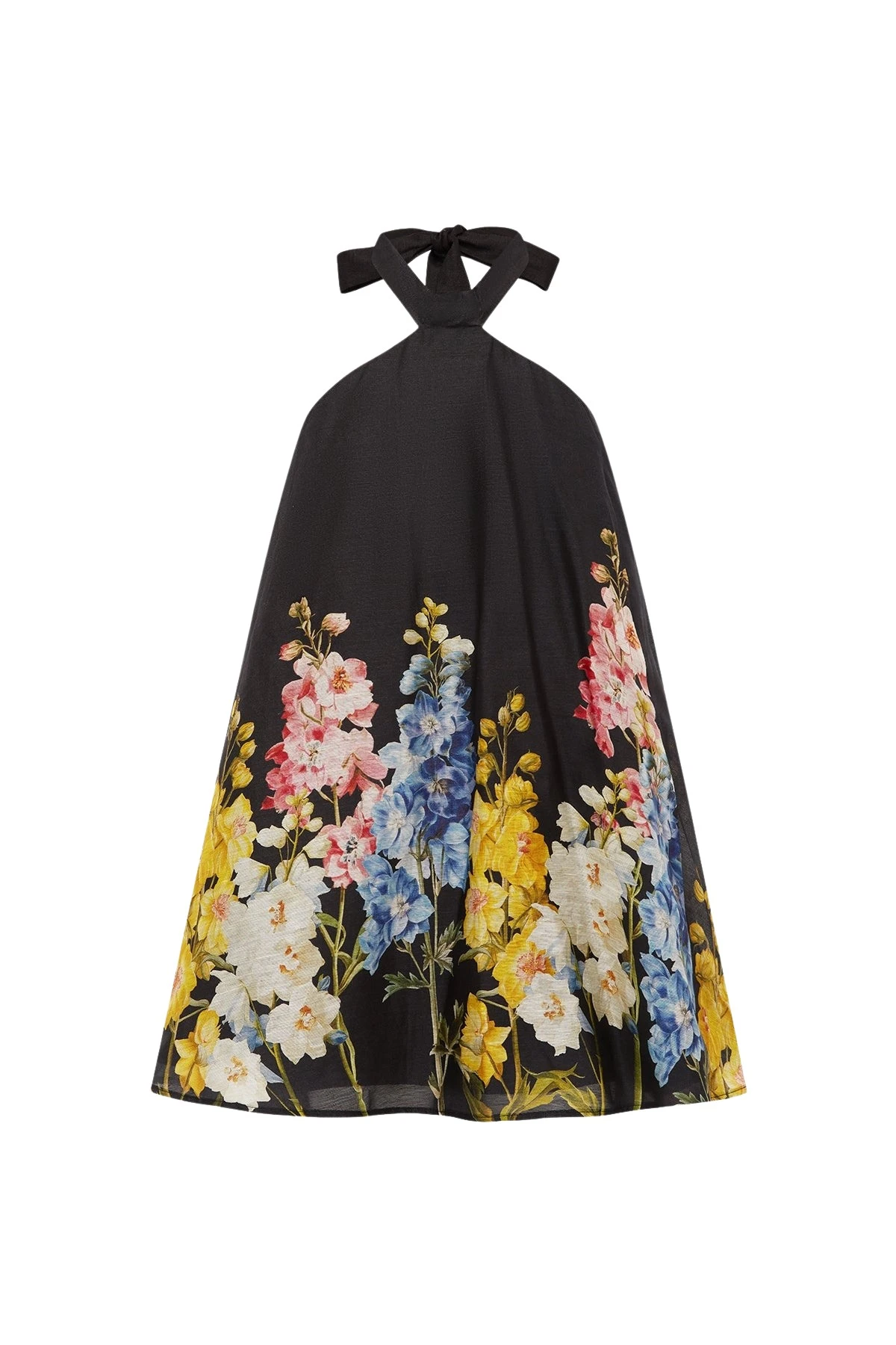 Leo-Lin-Eloise-Halterneck-Mini-Dress-in-Snapdragon-Print-in-Ebony95691_nobg Leo Lin