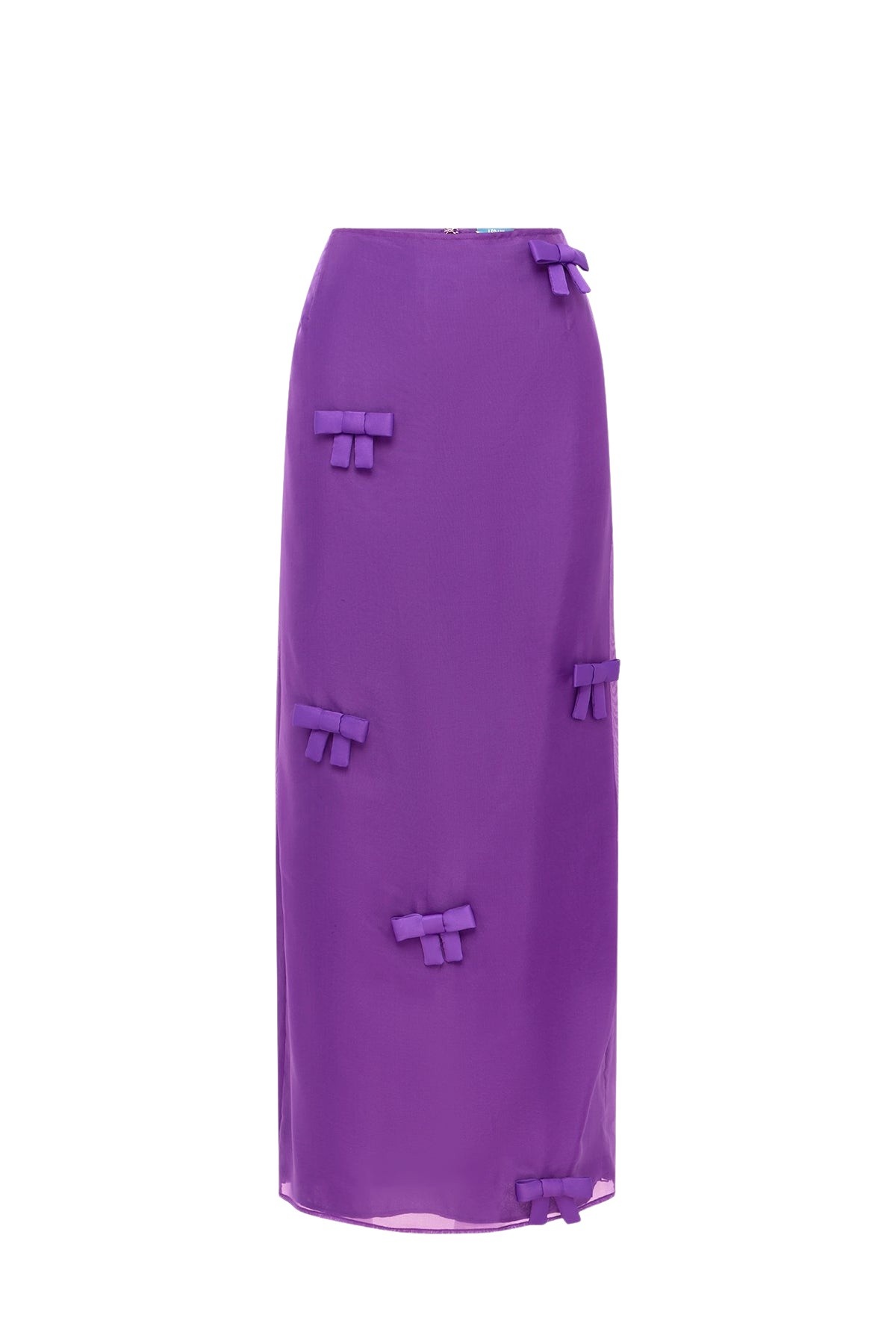 Leo Lin Jing Bow Maxi Skirt in Eminence