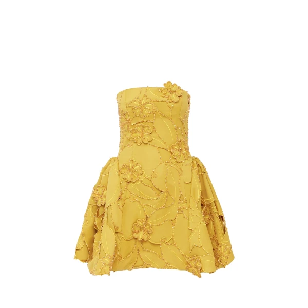 Leo Lin Lena Embellished Bustier Mini Dress in Opulence
