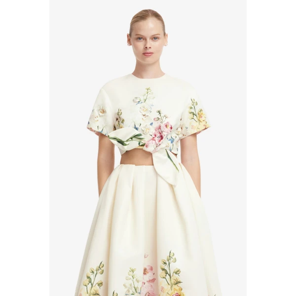 Riley Embroidered Sleeve Top