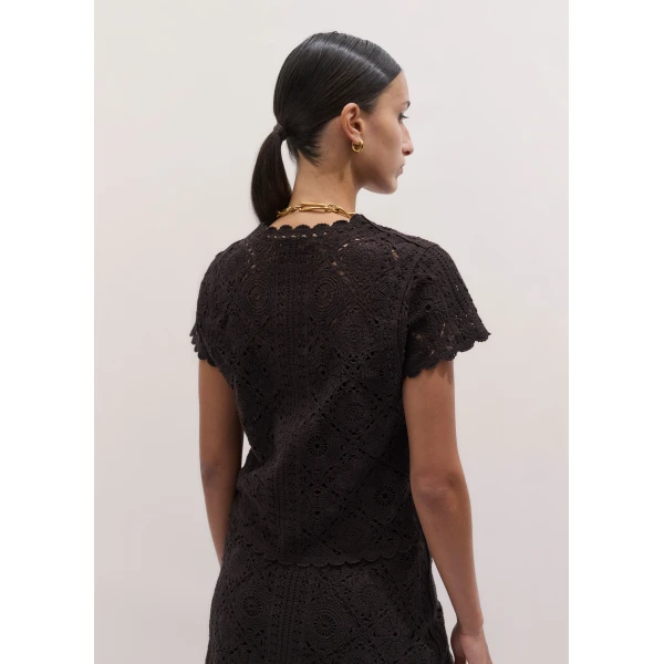 ME+EM ME+EM 2-in-1 Baby Tee in Cocoa Brown - Tops - Intelligent British Fashion at Coveti