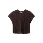 ME+EM ME+EM 2-in-1 Baby Tee in Cocoa Brown - Tops - Intelligent British Fashion at Coveti