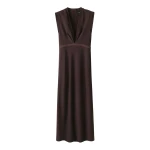 ME+EM ME+EM 2-in-1 Bias Maxi Dress in Cocoa Brown - Dresses - Intelligent British Fashion at Coveti