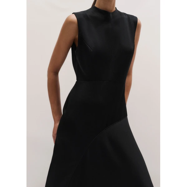 ME+EM ME+EM 2-in-1 Full-Length Dress in Black/Cream - Dresses - Intelligent British Fashion at Coveti