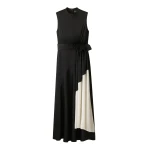 ME+EM ME+EM 2-in-1 Full-Length Dress in Black/Cream - Dresses - Intelligent British Fashion at Coveti