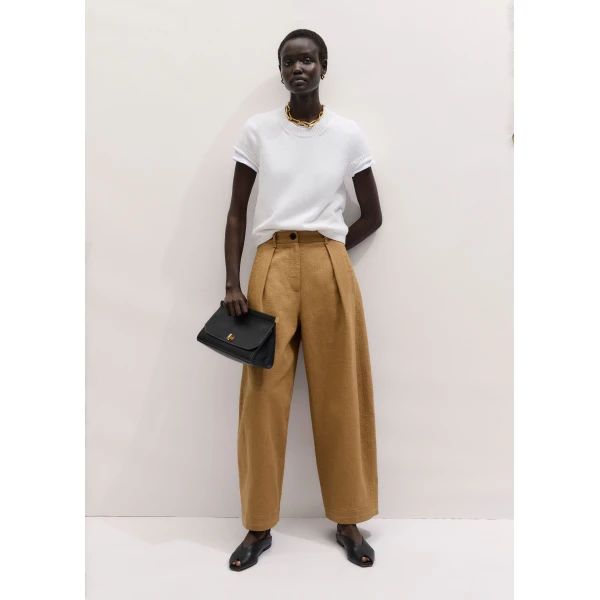 ME+EM ME+EM Baby Tee in Fresh White - Knitwear - Intelligent British Fashion at Coveti