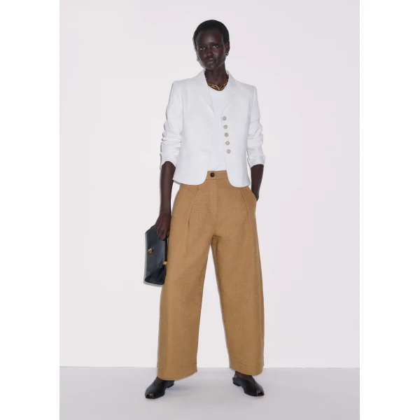 ME+EM ME+EM Baby Tee in Fresh White - Knitwear - Intelligent British Fashion at Coveti