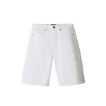 ME+EM ME+EM Bermuda Short in Soft White Wash - Shorts - Intelligent British Fashion at Coveti