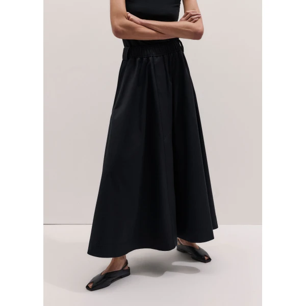 ME+EM ME+EM Button Front Maxi Skirt in Black - Skirts - Intelligent British Fashion at Coveti
