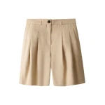 ME+EM ME+EM City Short in Warm Stone - Shorts - Intelligent British Fashion at Coveti