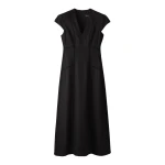 ME+EM ME+EM Embroidered Maxi Dress in Black - Dresses - Intelligent British Fashion at Coveti