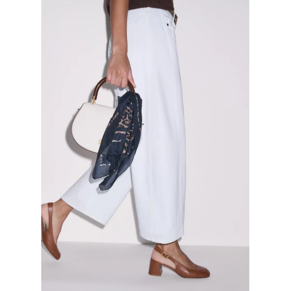 ME+EM ME+EM Exaggerated Crop Jean in Soft White Wash - Pants - Intelligent British Fashion at Coveti