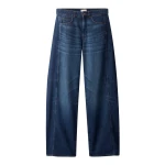 ME+EM ME+EM Exaggerated Taper Jean in Authentic Dark Wash - Pants - Intelligent British Fashion at Coveti