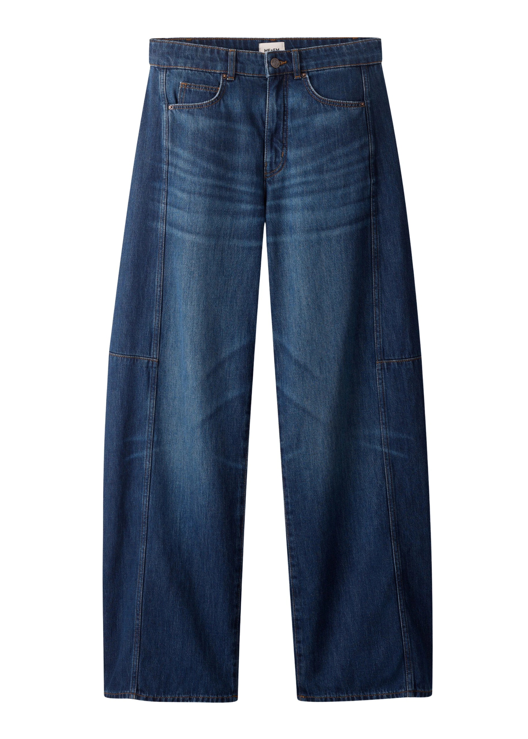 MEEM-MEEM-Exaggerated-Taper-Jean-in-Authentic-Dark-Wash-Coveti-scaled44453_nobg ME+EM ME+EM Exaggerated Taper Jean in Authentic Dark Wash - Pants - Intelligent British Fashion at Coveti