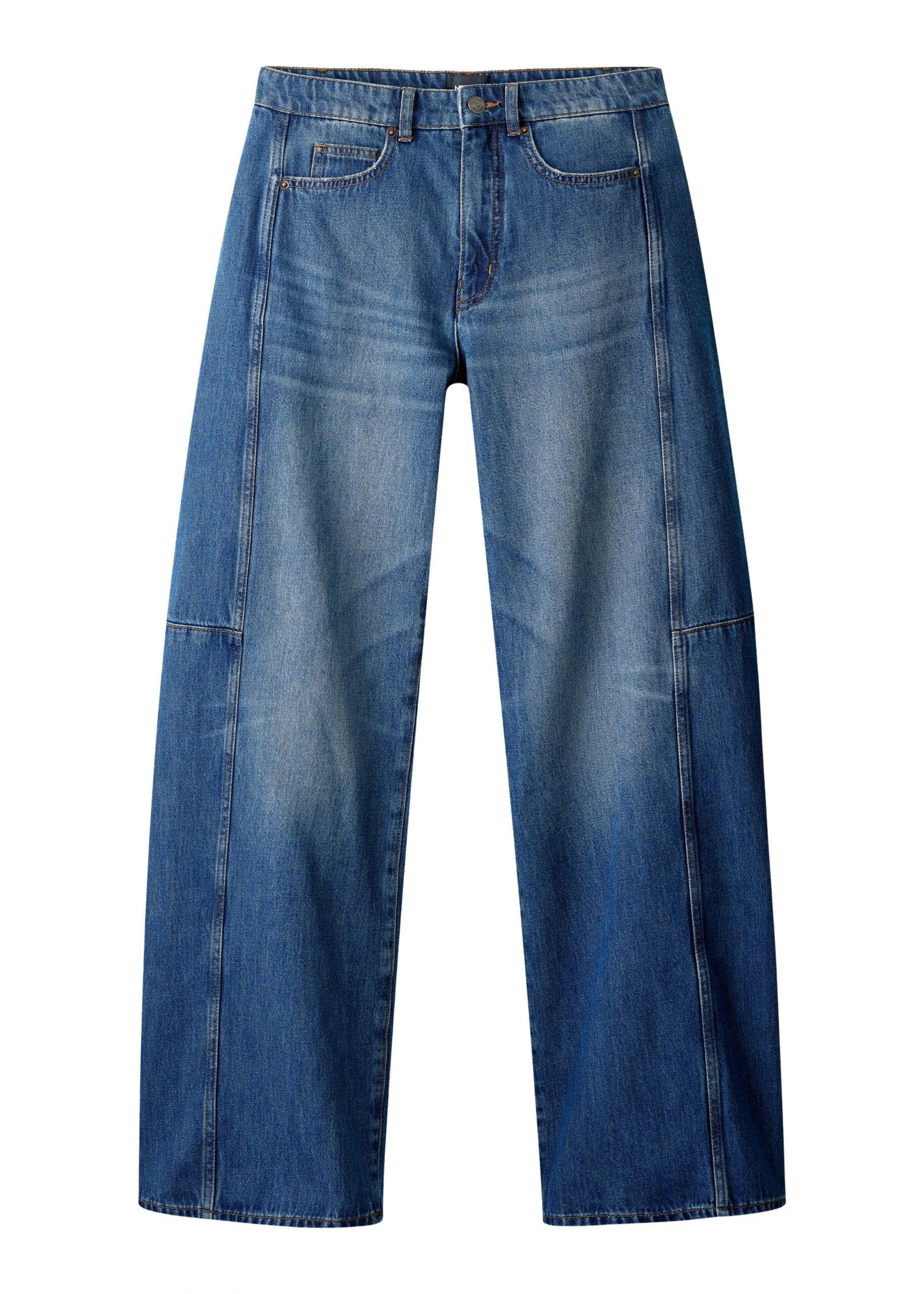 MEEM-MEEM-Exaggerated-Taper-Jean-in-Mid-Blue-Wash-Coveti-scaled91174_nobg ME+EM ME+EM Exaggerated Taper Jean in Mid Blue Wash - Pants - Intelligent British Fashion at Coveti