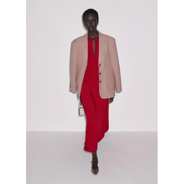 ME+EM ME+EM Fit + Flare Maxi Dress in Ruby Red - Dresses - Intelligent British Fashion at Coveti