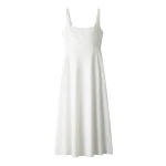 ME+EM ME+EM Fit + Flare Maxi Dress in Soft White - Dresses - Intelligent British Fashion at Coveti
