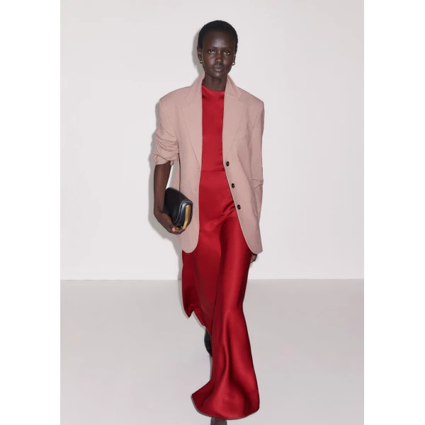ME+EM ME+EM Icon Oversized Blazer in Blush Pink - Jackets - Intelligent British Fashion at Coveti
