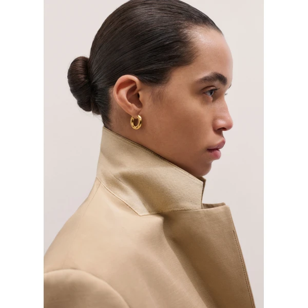 ME+EM ME+EM Icon Oversized Blazer in Warm Stone - Jackets - Intelligent British Fashion at Coveti