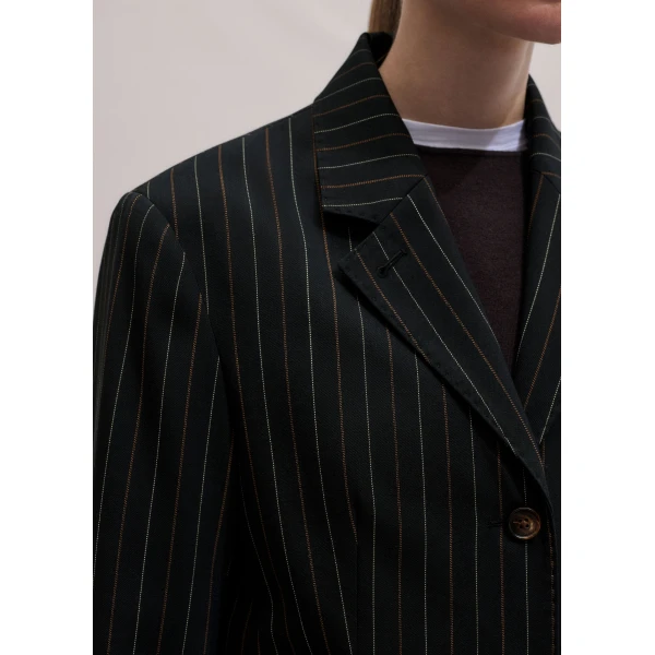 ME+EM ME+EM Icon Oversized Short Blazer in Black - Jackets - Intelligent British Fashion at Coveti