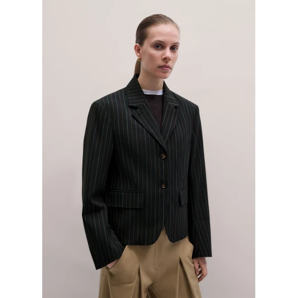 ME+EM ME+EM Icon Oversized Short Blazer in Black - Jackets - Intelligent British Fashion at Coveti