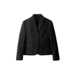 ME+EM ME+EM Icon Oversized Short Blazer in Black - Jackets - Intelligent British Fashion at Coveti