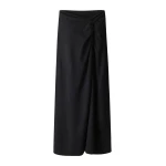ME+EM ME+EM Knot Detail Maxi Skirt in Black - Skirts - Intelligent British Fashion at Coveti