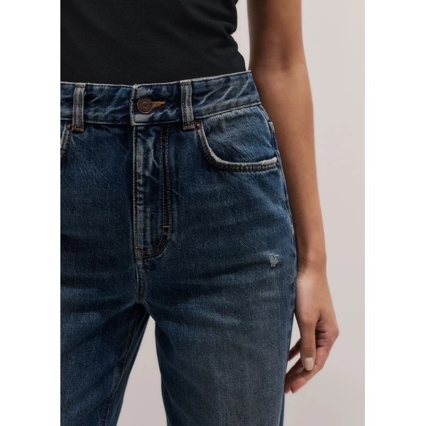 ME+EM ME+EM Leg Elongator Jean in Authentic Dark Wash - Pants - Intelligent British Fashion at Coveti