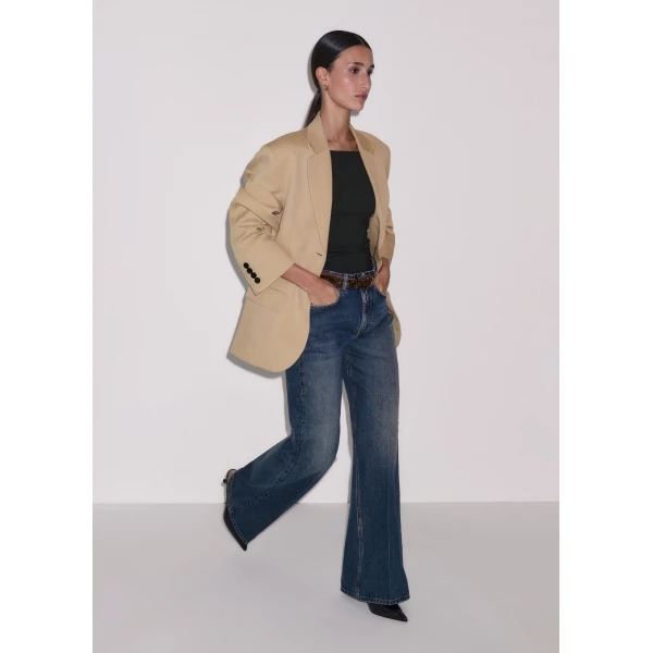 ME+EM ME+EM Leg Elongator Jean in Authentic Dark Wash - Pants - Intelligent British Fashion at Coveti