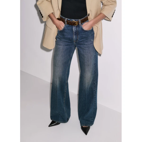 ME+EM ME+EM Leg Elongator Jean in Authentic Dark Wash - Pants - Intelligent British Fashion at Coveti