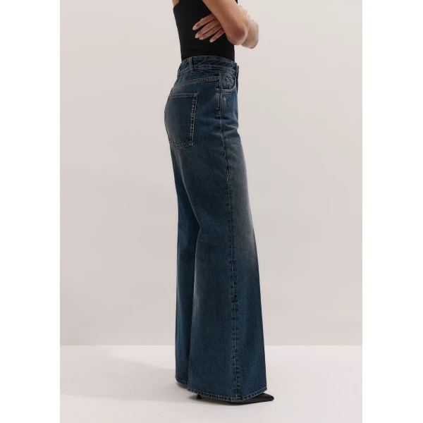 ME+EM ME+EM Leg Elongator Jean in Authentic Dark Wash - Pants - Intelligent British Fashion at Coveti