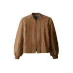 ME+EM ME+EM Luxe Swing Jacket in Pale Tan - Jackets - Intelligent British Fashion at Coveti