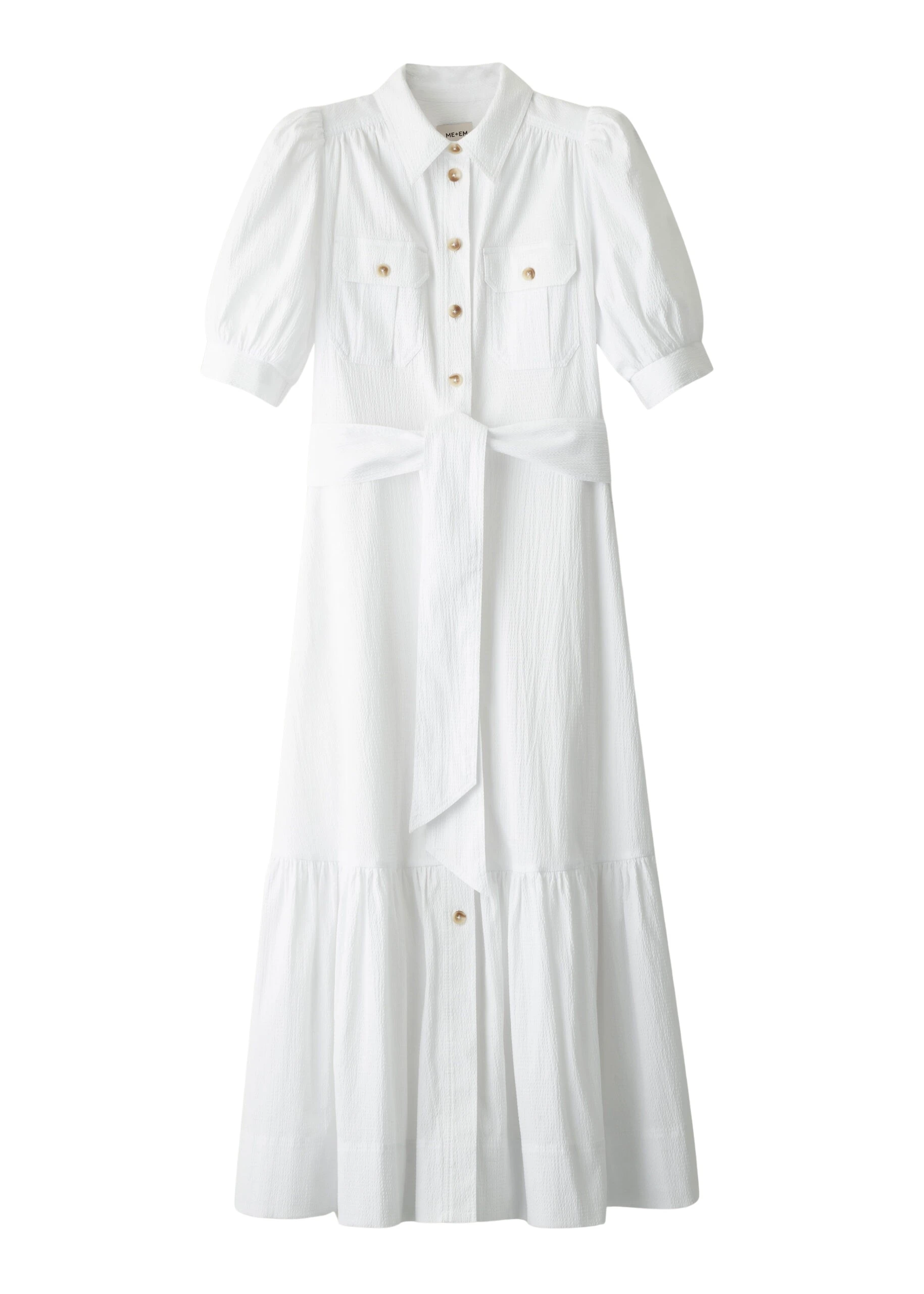 MEEM-MEEM-Midi-Shirt-Dress-in-Soft-White-Coveti-scaled16677_nobg ME+EM ME+EM Midi Shirt Dress in Soft White - Dresses - Intelligent British Fashion at Coveti