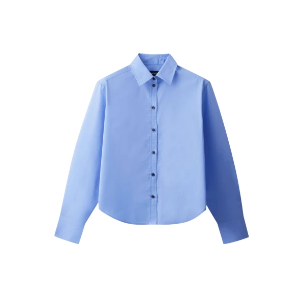 ME+EM ME+EM Perfectly Proportioned Shirt in Blue - Tops - Intelligent British Fashion at Coveti