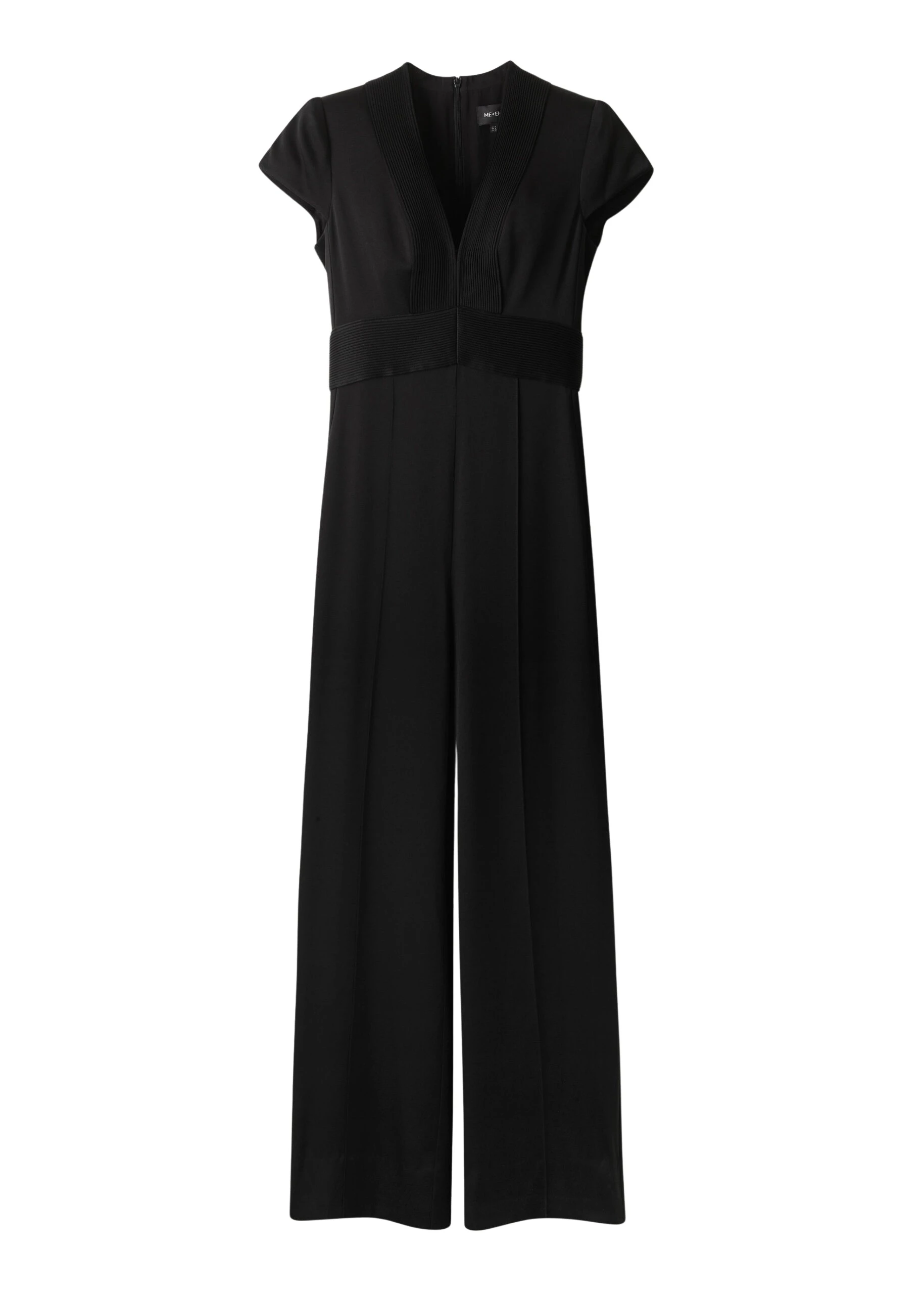 MEEM-MEEM-Pintuck-Wide-Leg-Jumpsuit-in-Black-Coveti-scaled47571_nobg ME+EM ME+EM Pintuck Wide-Leg Jumpsuit in Black - Jumpsuit - Intelligent British Fashion at Coveti