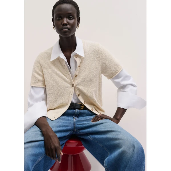 ME+EM ME+EM Raglan Layering Top in Fresh White - Tops - Intelligent British Fashion at Coveti