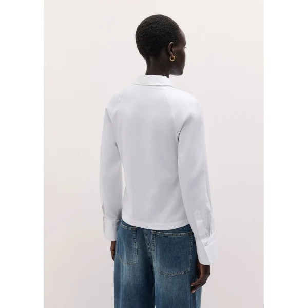 ME+EM ME+EM Raglan Layering Top in Fresh White - Tops - Intelligent British Fashion at Coveti