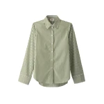 ME+EM ME+EM Relaxed Forever Shirt in Olive/Soft White - Tops - Intelligent British Fashion at Coveti