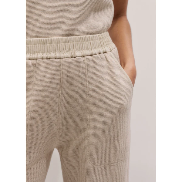 ME+EM ME+EM Relaxed Track Pant in Oatmeal - Pants - Intelligent British Fashion at Coveti